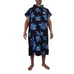 Poncho Quiksilver Hoody Floreado