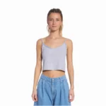 Musculosa Isabel La Católica Crop Pale Trash - Imagen 3