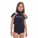 Lycra Rip Curl Cap Sleeve Teen