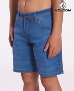 Bermuda Volcom Skinny Blued Junior - Imagen 2