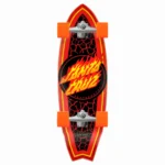 Surfskate Carver Santa Cruz Flame Dot Shark 9.85"