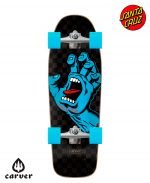 Surfskate Carver Santa Cruz Screaming Hand Check 9.8"