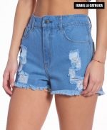 Short Isabel La Católica Destroy Blue - Image 3