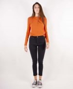 Jean Y Tú Quique? Skinny Crop Blk - Imagen 2