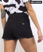 Short Isabel La Católica Destroy Black - Imagen 2
