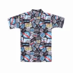 Lycra Rip Curl Label Print Kids