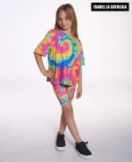 Calza Biker Isabel La Católica Batik Print Teen - Image 3