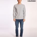 Buzo Volcom Crew Waffle Solid