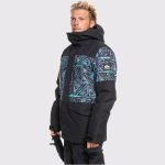 Campera Snow Quiksilver Mission Printed Block 10K - Imagen 3