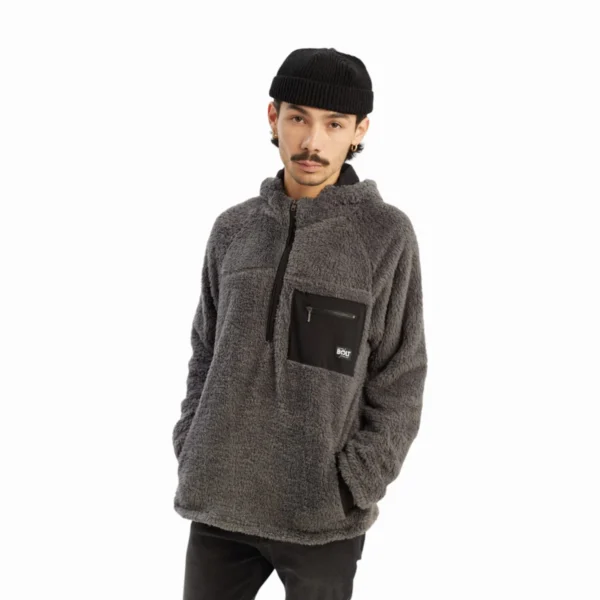 Buzo Canguro Lightning Bolt Mendes 1/2 Zip