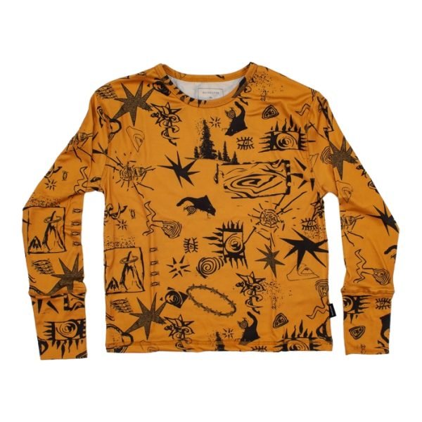 Camiseta Térmica Quiksilver Print Layer Junior