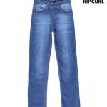 Jean Rip Curl Straight Blue Juniors