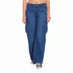 Jean Volcom Mid Cargo Blue