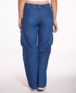 Jean Volcom Mid Cargo Blue - Image 2