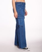 Jean Volcom Mid Cargo Blue - Image 4