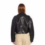 Campera Isabel La Católica Crop Biker - Imagen 2