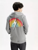 Campera Canguro Lightning Bolt Rainbow