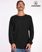 Buzo Volcom Crew Waffle Solid