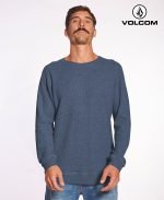 Buzo Volcom Crew Waffle Solid - Imagen 3
