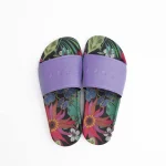 Ojotas Rusty Black Beach Palm Teen