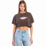 Remera Volcom Crop Trim Process