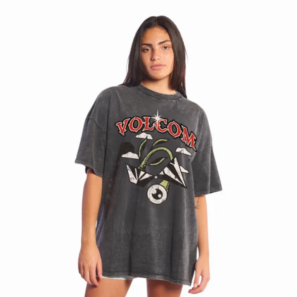 Remera Volcom Long Over Acid