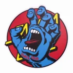 Sticker Santa Cruz Hand Dot