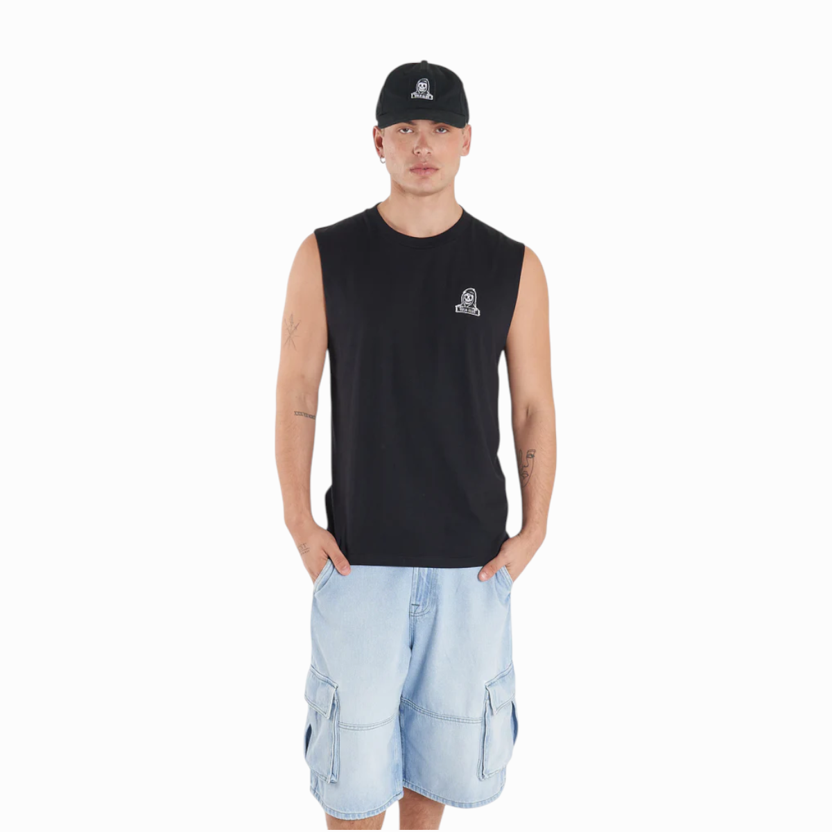 BBS2600793 Musculosa Vulk Grimm Black - Imagen 1